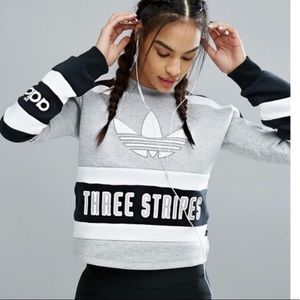 Adidas Three Stripes Sweatshirt